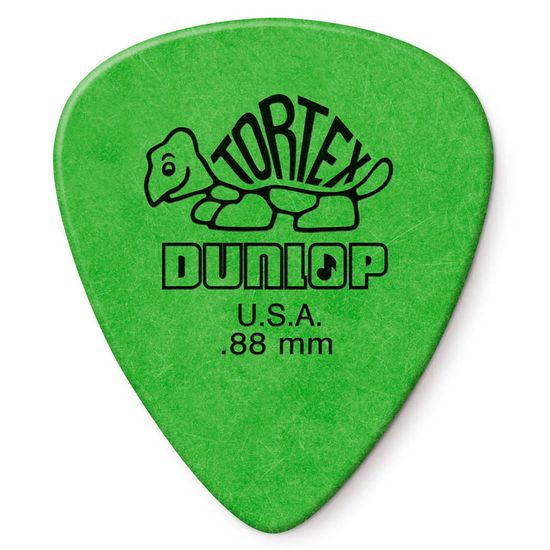 Palheta Dunlop Tortex 0,88MM - Verde