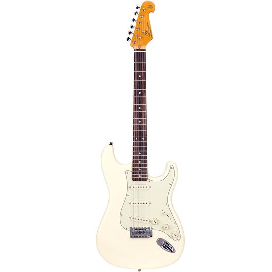 Guitarra Stratocaster SX SST62 VWH - Vintage White - Com Capa