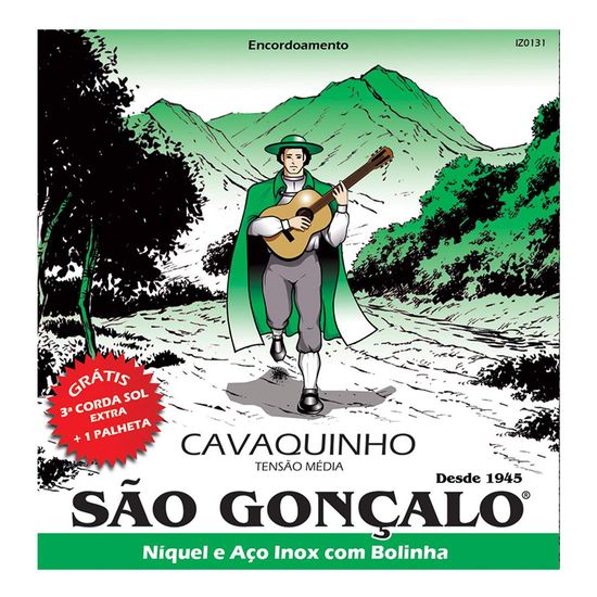 Encordoamento de Cavaco São Gonçalo – Níquel Encordoamento de Cavaco São Gonçalo – Níquel