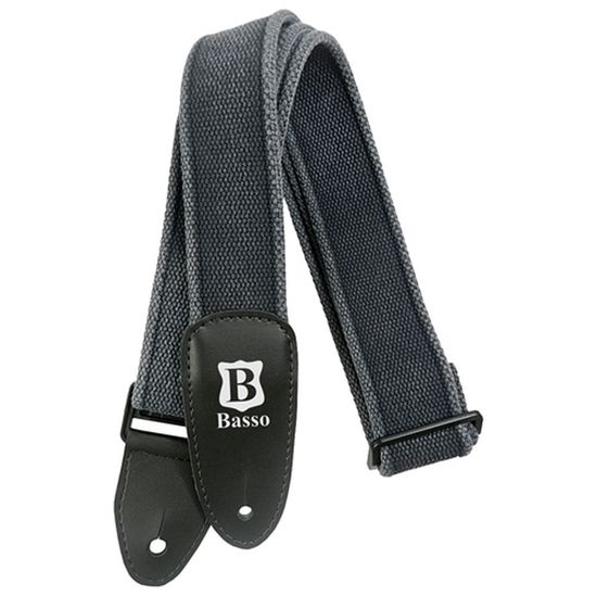 Correia Basso Extravaganza EX-0 Algodão Preta Para Guitarra Violão Baixo Correia Basso Extravaganza EX-0 Algodão Preta Para Guitarra Violão Baixo