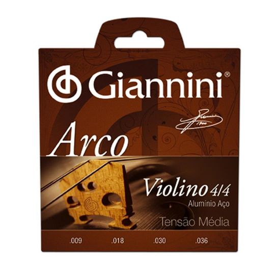 Encordoamento de Violino GEAVVA - Alumínio